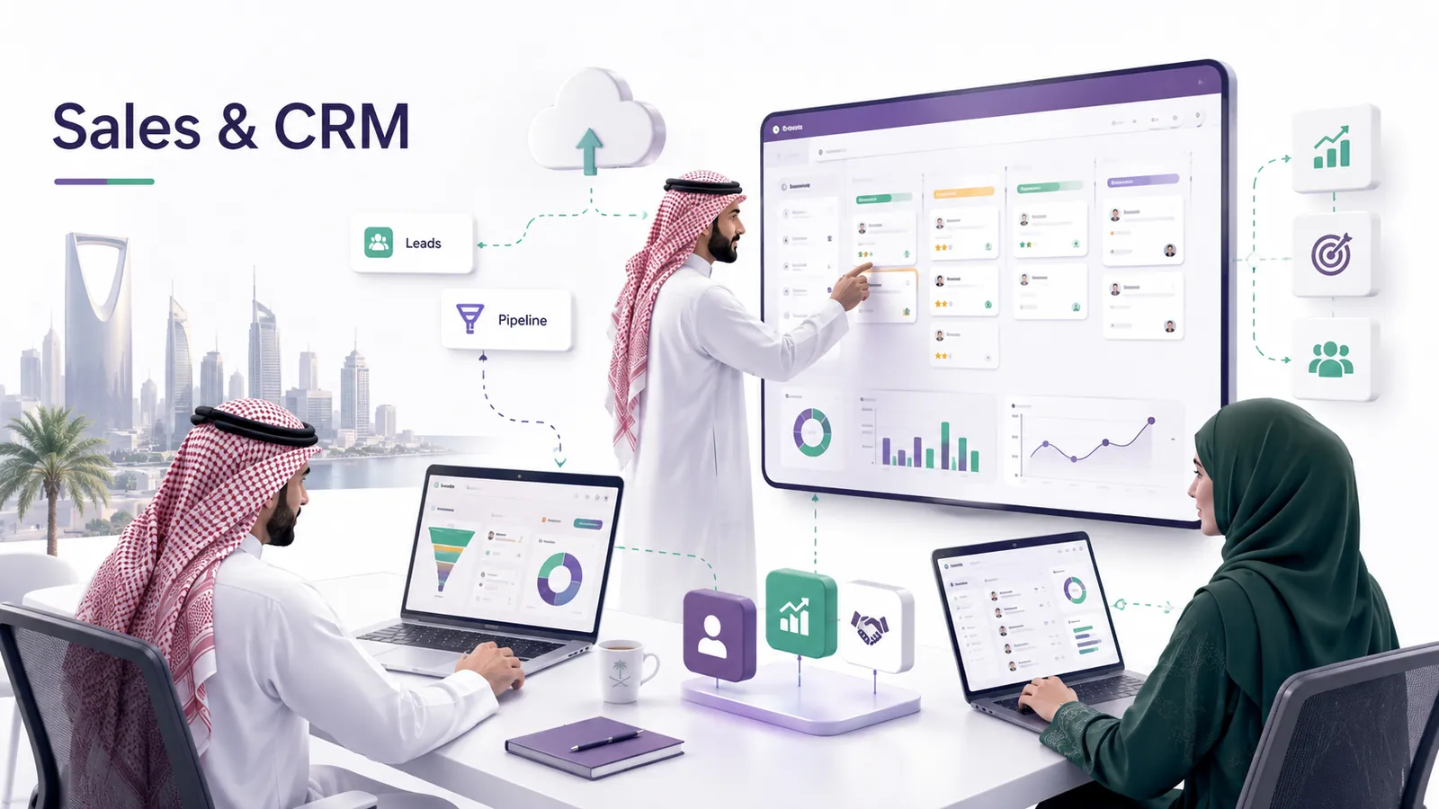 Sales, Accounting, Inventory, CRM and AI Automation — all in one simple platform.